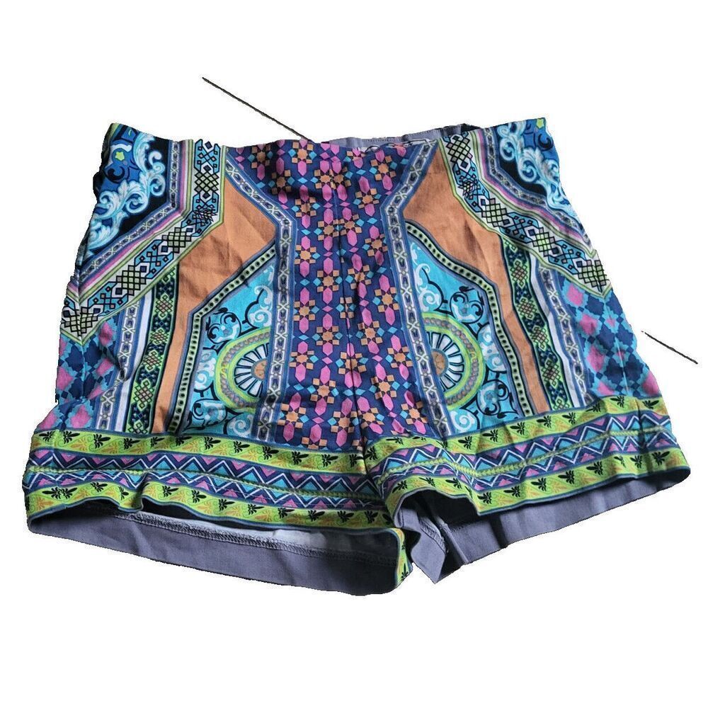 Cotton Bright Bohemian Hot Pants Flying Tomato Shorts 97% cotton 3% spandex M